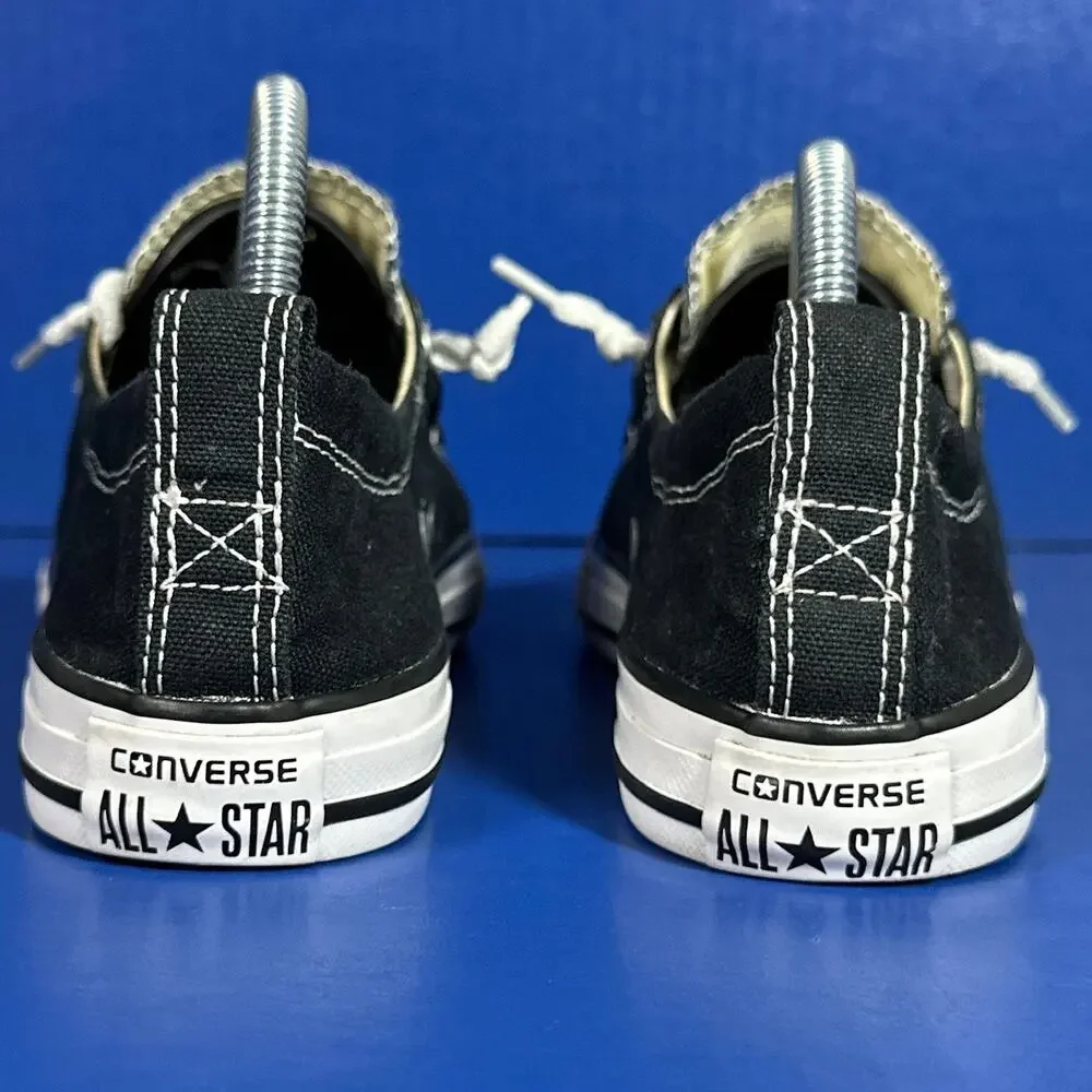 Converse Chuck‎ Taylor All Star Junior Shoreline Black Canvas Slip On Sneakers 4